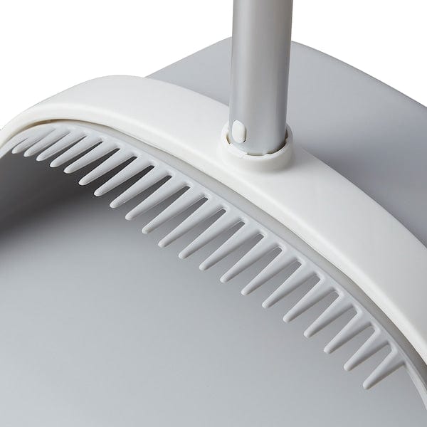 Ikea PEPPRIG - Dustpan/broom, grey/green