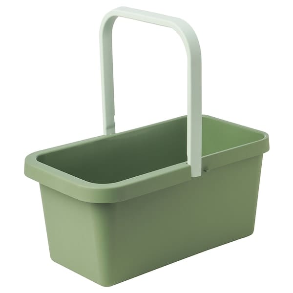 Ikea PEPPRIG - Cleaning bucket and caddy, green