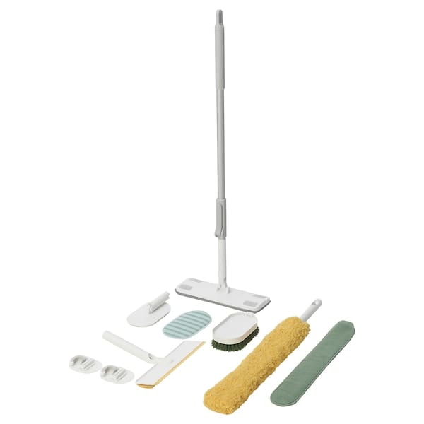 Ikea PEPPRIG - Cleaning set, blue/yellow