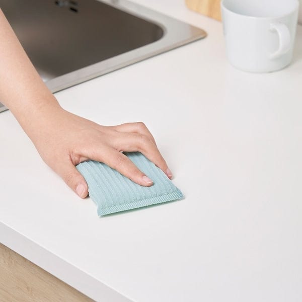 Ikea PEPPRIG - Scrubbing pad, green blue/yellow