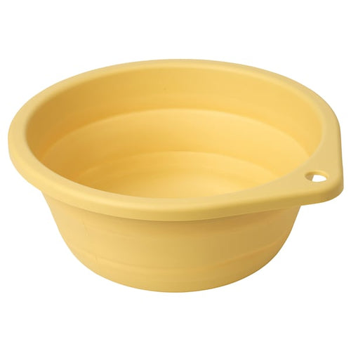 PEPPRIG - Wash-tub, foldable/yellow, 27 cm