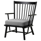 PERSBOL armchair, black/Tibbleby beige/grey, 69x84x70 cm