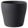 PERSILLADE - PERSILLADE Plant pot, dark grey, 12 cm