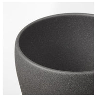 PERSILLADE - Plant pot, dark grey, 12 cm - best price from Maltashopper.com 00315726