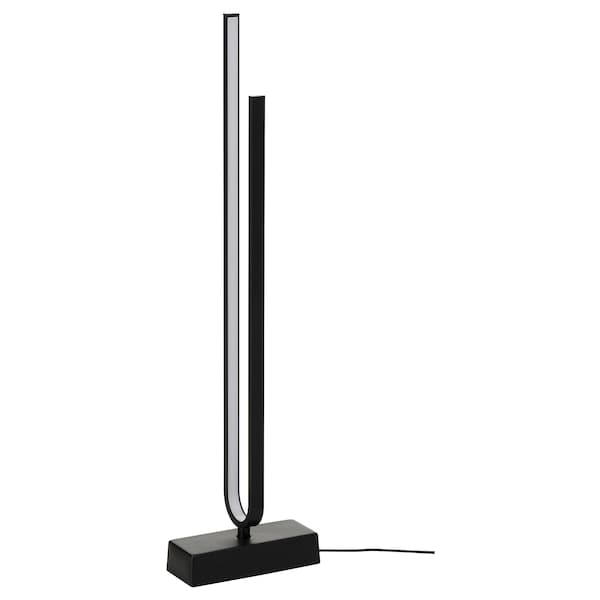 PILSKOTT - LED floor lamp, smart black , - best price from Maltashopper.com 90478120