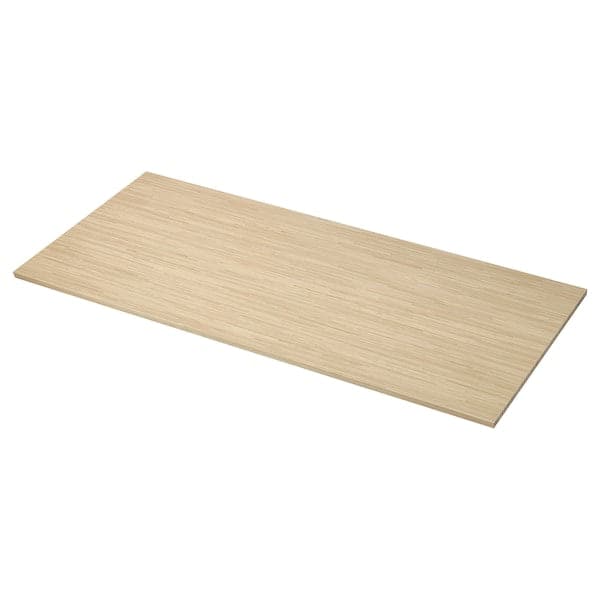 PINNARP - Worktop, ash/veneer, 186x3.8 cm - best price from Maltashopper.com 00372298