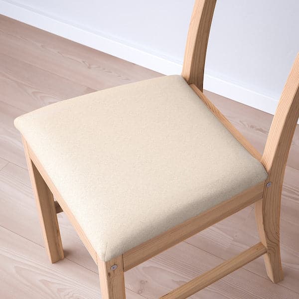 PINNTORP - Chair, light brown stain/natural katorp , - best price from Maltashopper.com 20529482