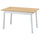 PINNTORP - PINNTORP Table, light brown stained/white stained, 125x75 cm