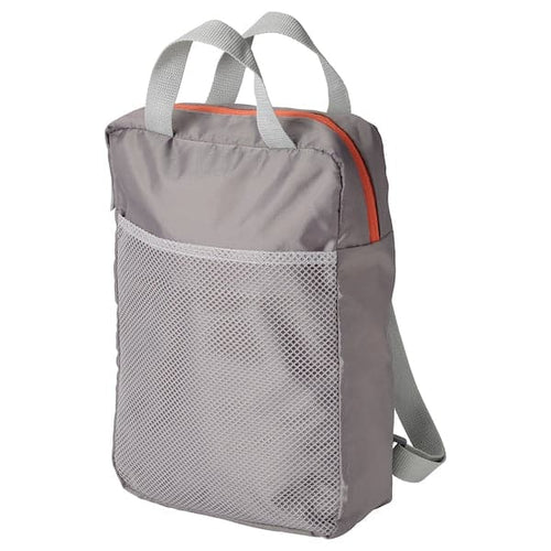 PIVRING - Backpack, light grey, 24x8x34 cm/9 l