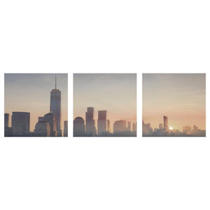 PJÄTTERYD Canvas, Sunrise in the city, 56x56 cm , 56x56 cm - best price from Maltashopper.com 70519471