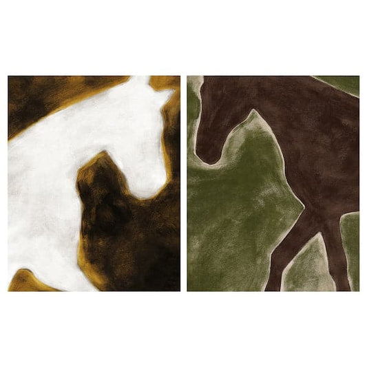 PJÄTTERYD - Canvas, Horses, , 40x50 cm - best price from Maltashopper.com 10559945