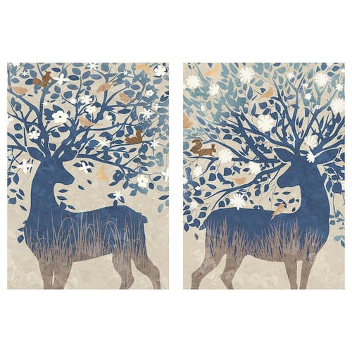 PJÄTTERYD - Picture, deers, 50x70 cm