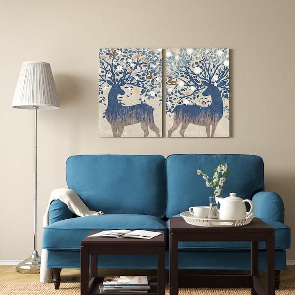 PJÄTTERYD - Picture, deers, 50x70 cm - best price from Maltashopper.com 50518043
