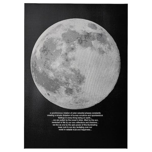 PJÄTTERYD - Picture, moonlight, 50x70 cm