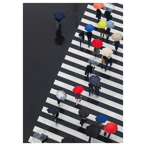 PJÄTTERYD - Canvas, Pedestrians, , 50x70 cm