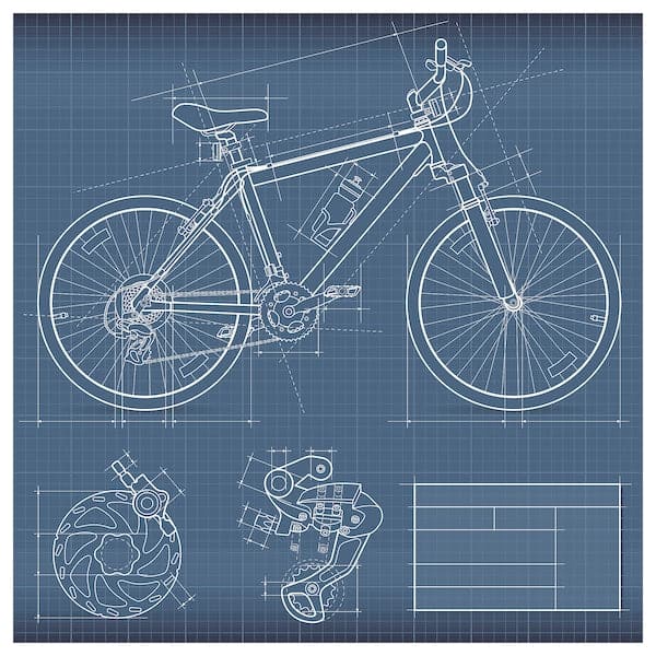 PJÄTTERYD - Canvas, Bicycle Project, , - best price from Maltashopper.com 00561005