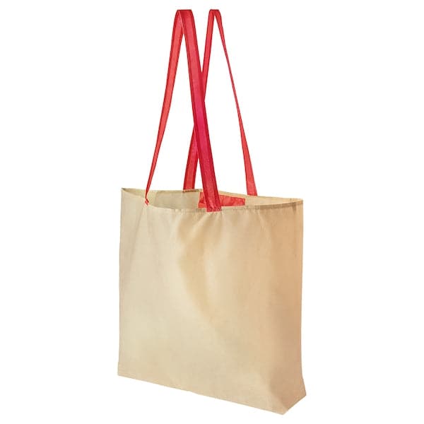 PLANTERING - Carrier bag, light brown/red, , 45x36 cm - best price from Maltashopper.com 30563593