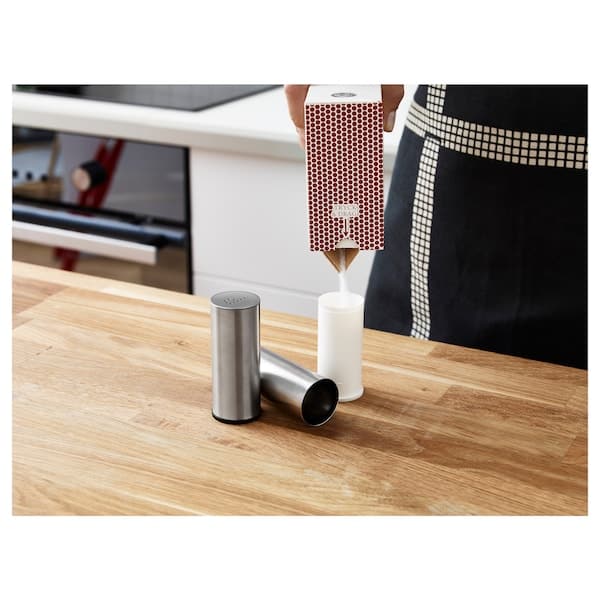 PLATS - Salt/pepper shaker, set of 2, stainless steel - best price from Maltashopper.com 80233675