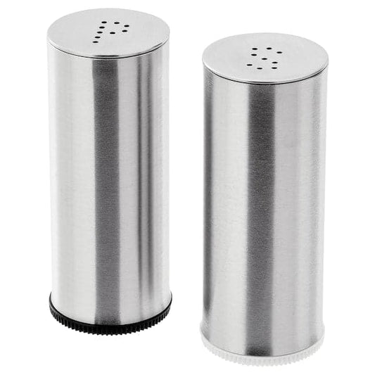 PLATS - Salt/pepper shaker, set of 2, stainless steel - best price from Maltashopper.com 80233675