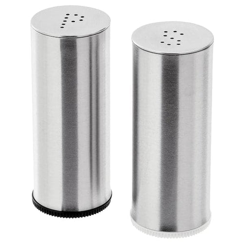 PLATS - Salt/pepper shaker, set of 2, stainless steel