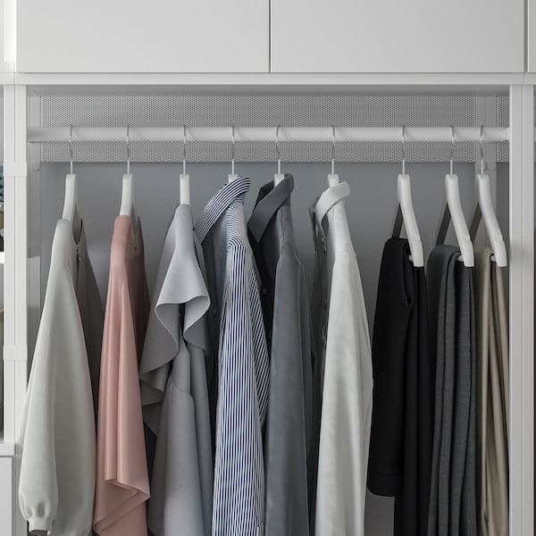 Ikea PLATSA - Storage comb w 6 doors+3 drawers, white/Fonnes white, 420x42x241 cm