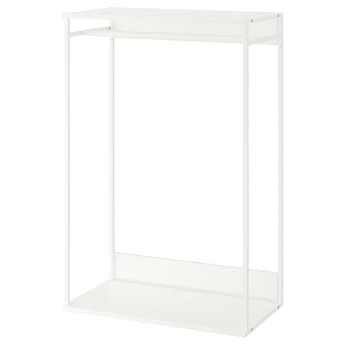 PLATSA - Open clothes hanging unit, white, 80x40x120 cm