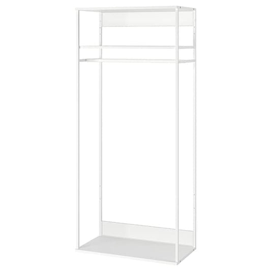 Ikea PLATSA - Open clothes hanging unit, white, 80x40x180 cm