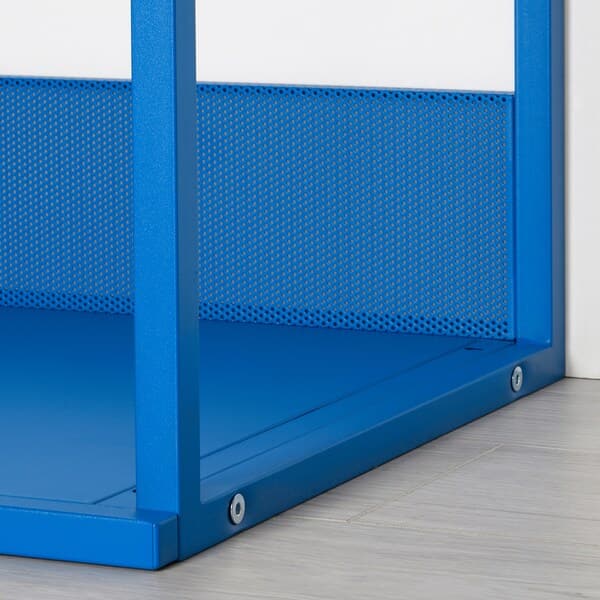 PLATSA - Open clothes hanging unit, blue, 80x40x120 cm - best price from Maltashopper.com 60559641