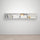 PLATSA wall storage, white Fonnes/white, 240x42x40 cm