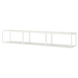 PLATSA wall storage, white, 240x40x40 cm
