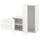 PLATSA - PLATSA Wardrobe with 2 doors+2 drawers, white/Fonnes white, 180x57x123 cm