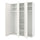 PLATSA wardrobe w 6 doors, white/Fonnes white, 180x57x241 cm