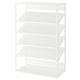 PLATSA open shoe storage unit, white, 80x40x120 cm