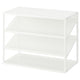 PLATSA open shoe storage unit, white, 80x40x60 cm