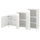 PLATSA - PLATSA Cabinet, white/Fonnes white, 180x42x113 cm