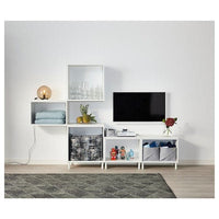 PLATSA - Cabinet, white/Fonnes white, 180x42x113 cm - best price from Maltashopper.com 39248585