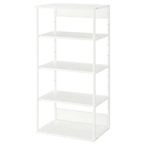 PLATSA - Open shelving unit, white, 60x40x120 cm