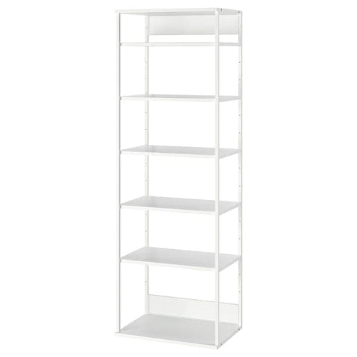 PLATSA - Open shelving unit, white, 60x40x180 cm