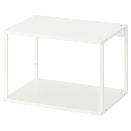 PLATSA - Open shelving unit, white, 60x40x40 cm