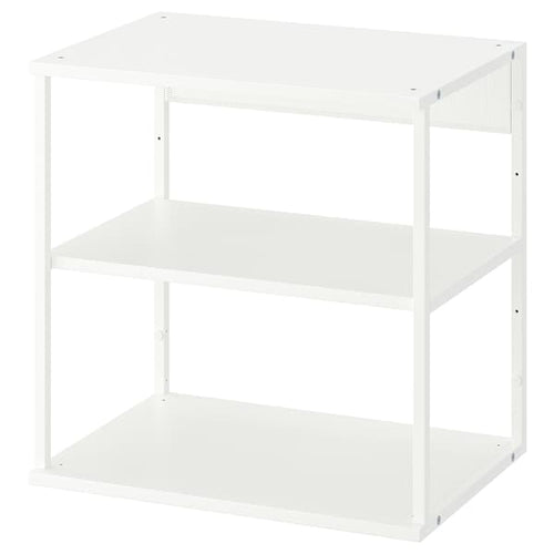 PLATSA - Open shelving unit, white, 60x40x60 cm