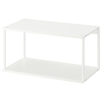 PLATSA - Open shelving unit, white, 80x40x40 cm - best price from Maltashopper.com 10452548