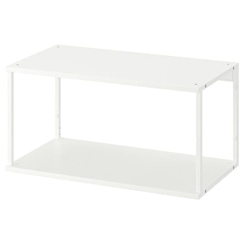 PLATSA - Open shelving unit, white, 80x40x40 cm