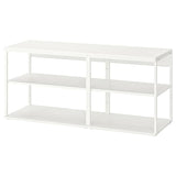 PLATSA open shelving unit, white, 140x40x63 cm