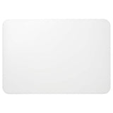 PLÖJA desk pad, white/transparent, 65x45 cm