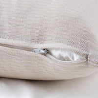PLOMMONROS - Cushion cover, beige/white, 50x50 cm - best price from Maltashopper.com 60506959