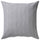 PLOMMONROS cushion cover, dark blue/white, 50x50 cm