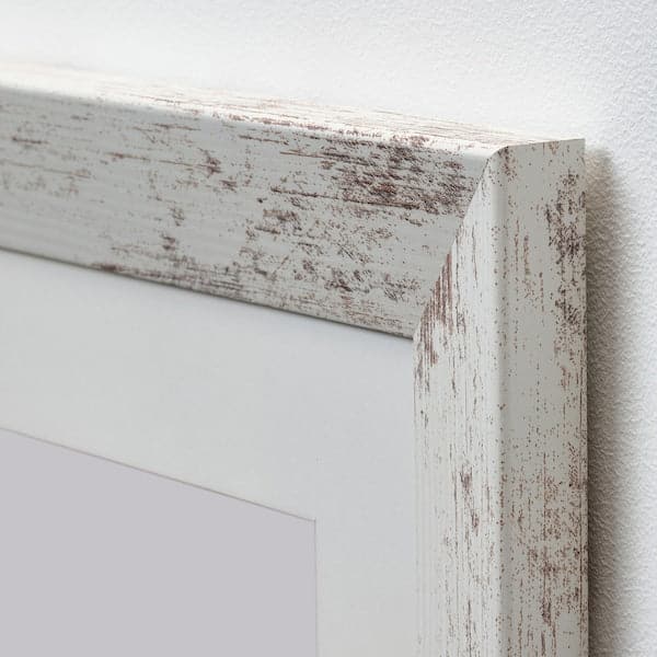 Ikea PLOMMONTRÄD - Frame, white stained pine effect, 30x40 cm