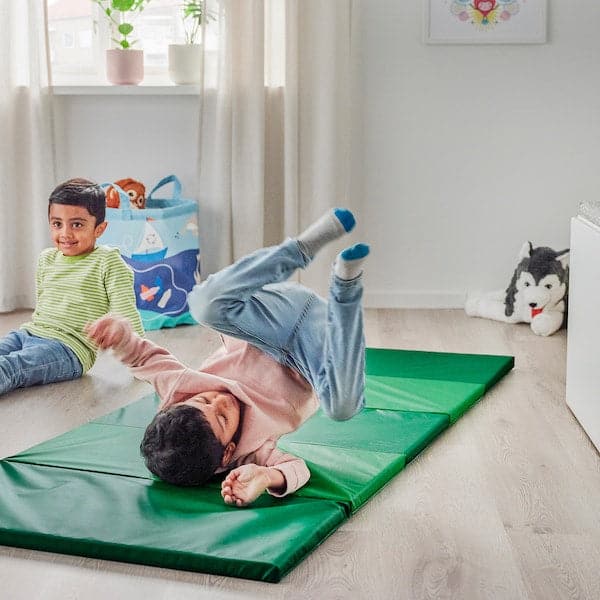 PLUFSIG - Folding gym mat, green, 78x185 cm - best price from Maltashopper.com 30552269
