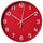 PLUTTIS - Wall clock, red, 28 cm