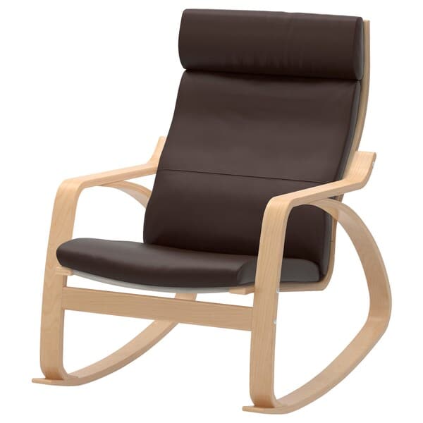 POÄNG - Armchair cushion, Glose dark brown , - best price from Maltashopper.com 60094595